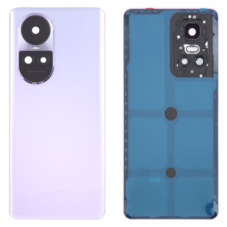For OPPO Reno10 Pro Global Original Battery Back Cover with Camera Lens Cover(Purple) - Back Cover by PMC TechLife | Online Shopping South Africa | PMC TechLife | Buy Now Pay Later Mobicred
