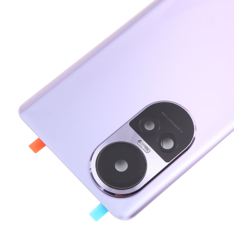 For OPPO Reno10 Pro Global Original Battery Back Cover with Camera Lens Cover(Purple) - Back Cover by PMC TechLife | Online Shopping South Africa | PMC TechLife | Buy Now Pay Later Mobicred