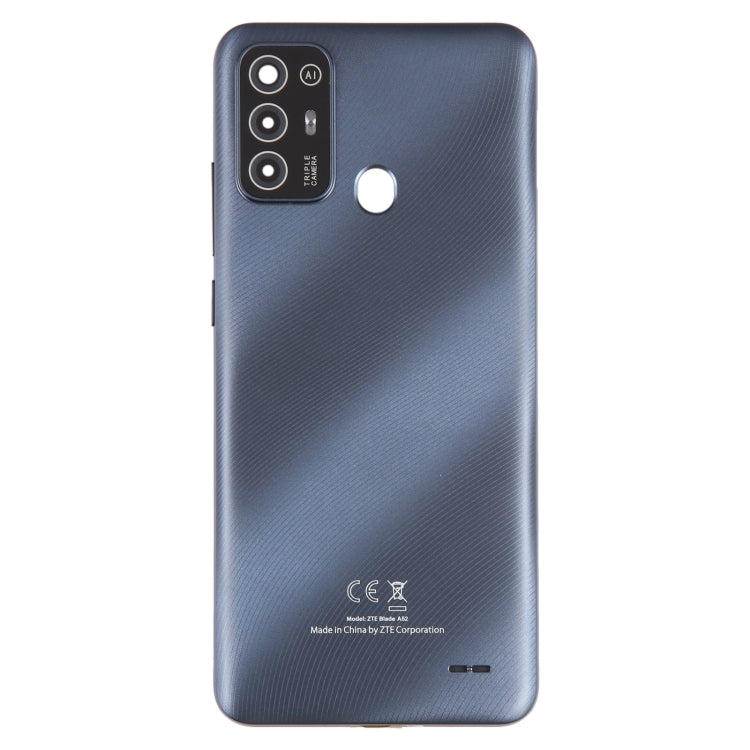 For ZTE Blade A52 Battery Back Cover(Grey) - For ZTE by PMC TechLife | Online Shopping South Africa | PMC TechLife