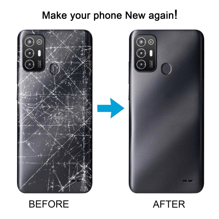 For ZTE Blade A52 Battery Back Cover(Grey) - For ZTE by PMC TechLife | Online Shopping South Africa | PMC TechLife