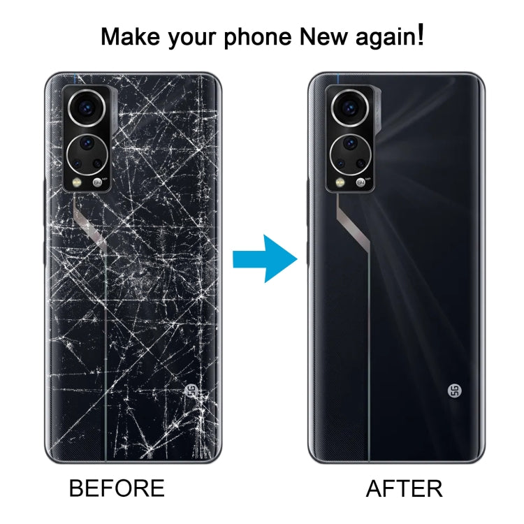 For ZTE Axon 30 5G A2322 Battery Back Cover with Camera Lens Cover(Black) - For ZTE by PMC TechLife | Online Shopping South Africa | PMC TechLife
