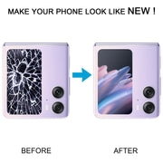 Original LCD Secondary Screen for OPPO Find N2 Flip With Digitizer Full Assembly (Purple)