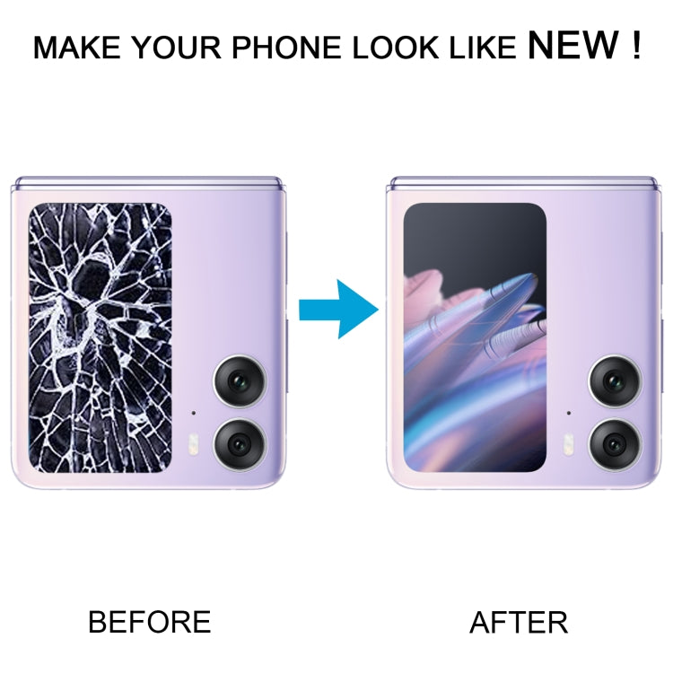 Original LCD Secondary Screen for OPPO Find N2 Flip With Digitizer Full Assembly (Purple)