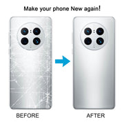 For Huawei Mate 50 Pro Battery Back Cover(Purple)
