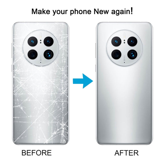 For Huawei Mate 50 Pro Battery Back Cover(Purple)