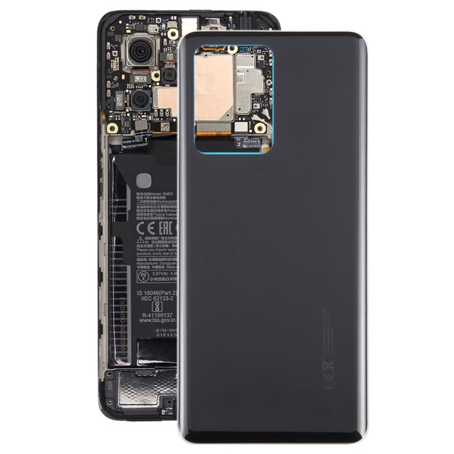 For Xiaomi Redmi Note 12 Pro+ OEM Glass Material Battery Back Cover(Black)