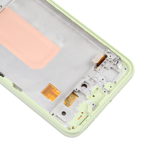 For Samsung Galaxy A54 5G SM-A546 6.43 inch OLED LCD Screen Digitizer Full Assembly with Frame (Green)