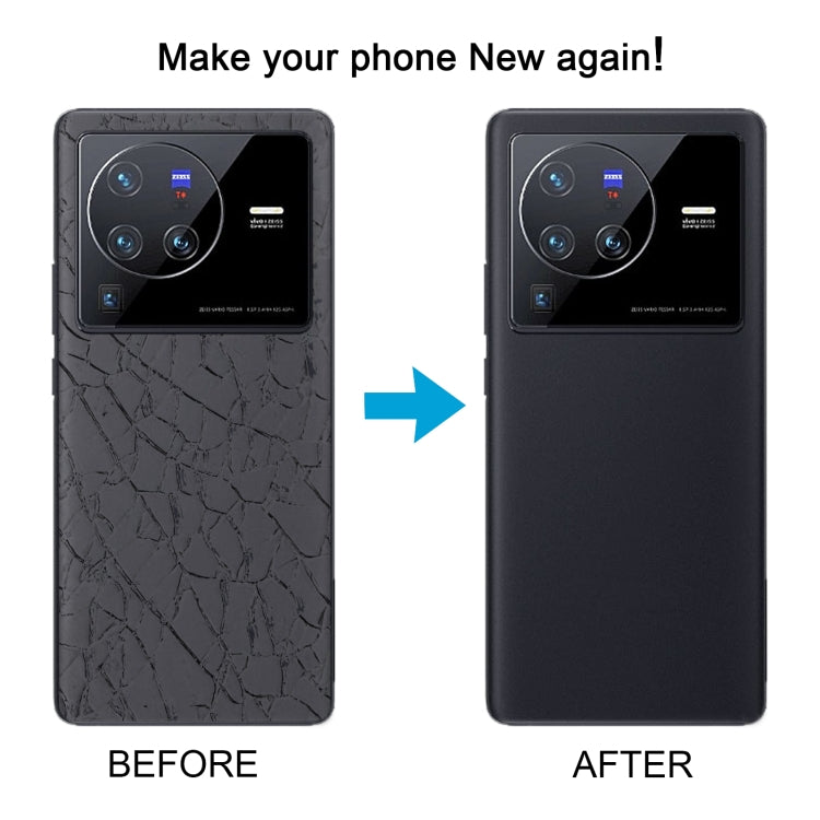 For vivo X80 Pro OEM Glass Material Battery Back Cover(Blue) - Back Cover by PMC TechLife | Online Shopping South Africa | PMC TechLife