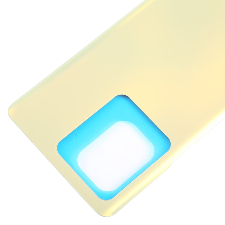 For vivo V27 OEM Glass Material Battery Back Cover(Yellow) - Back Cover by PMC TechLife | Online Shopping South Africa | PMC TechLife | Buy Now Pay Later Mobicred