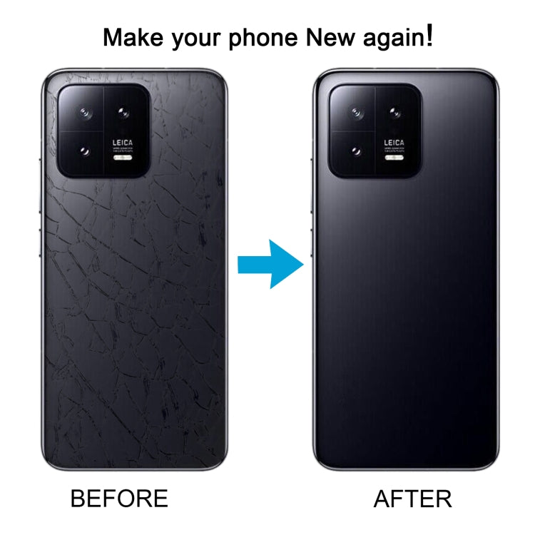 For Xiaomi 13 OEM Glass Material Battery Back Cover(Black) - Back Cover by PMC TechLife | Online Shopping South Africa | PMC TechLife | Buy Now Pay Later Mobicred
