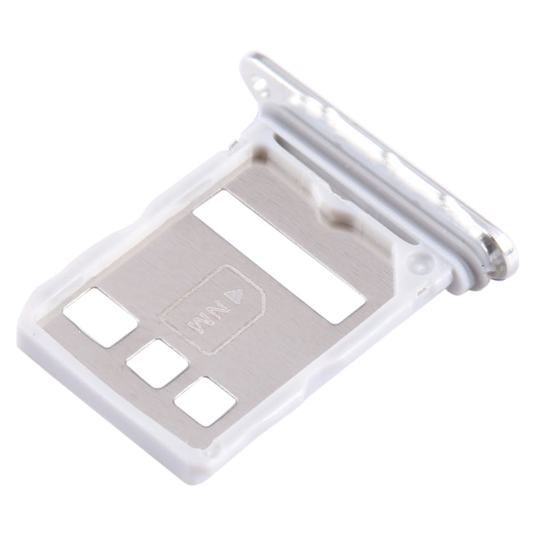 For Huawei P60 Art SIM + NM Card Tray (Silver) - Card Socket by PMc TechLife | Online Shopping South Africa | PMc TechLife | Buy Now Pay Later Mobicred
