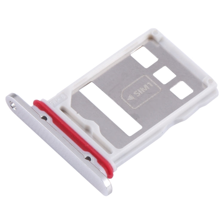 For Huawei Mate 50E SIM + NM Card Tray (Silver) - Card Socket by PMc TechLife | Online Shopping South Africa | PMc TechLife | Buy Now Pay Later Mobicred