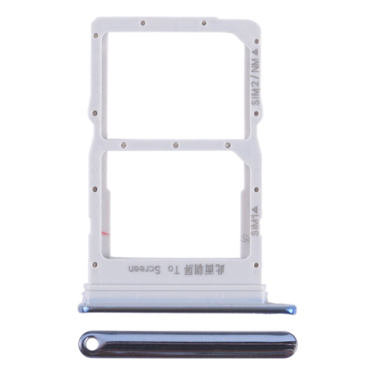 For Honor X30 Max SIM + SIM / NM Card Tray (Silver) - Card Socket by PMc TechLife | Online Shopping South Africa | PMc TechLife | Buy Now Pay Later Mobicred