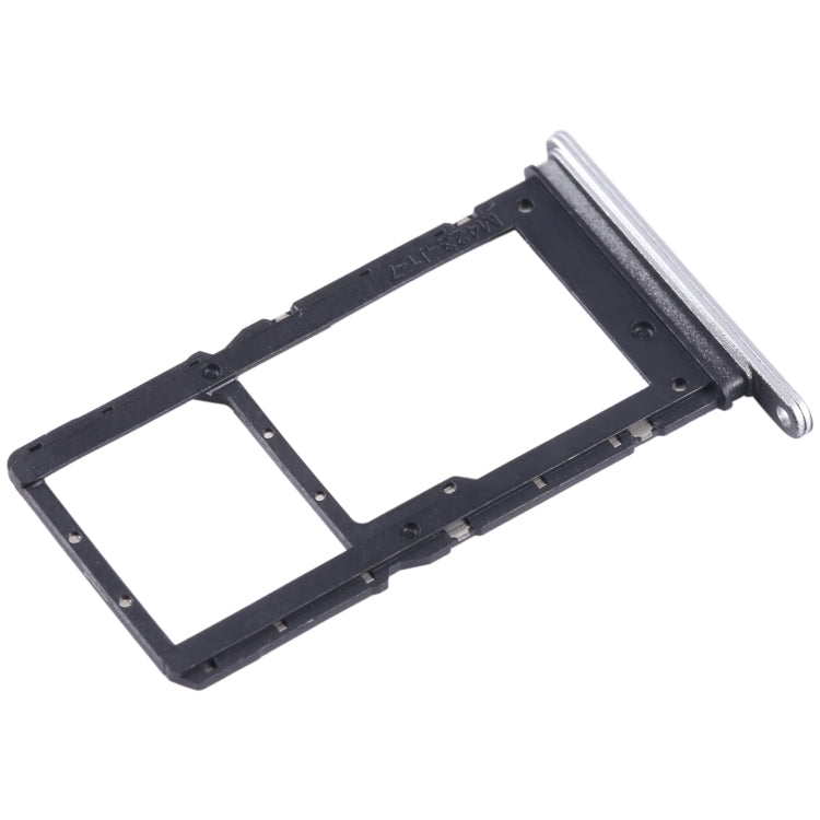 For Honor Play 30 SIM + SIM / Micro SD Card Tray (Silver) - Card Socket by PMc TechLife | Online Shopping South Africa | PMc TechLife | Buy Now Pay Later Mobicred