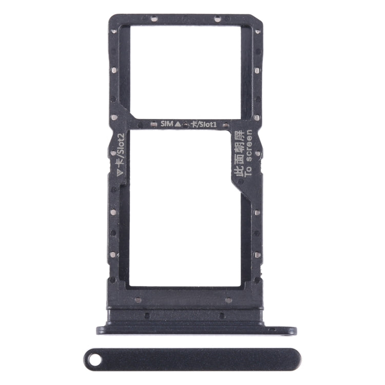 For Honor Play 20A SIM + SIM / Micro SD Card Tray (Black) - Card Socket by PMc TechLife | Online Shopping South Africa | PMc TechLife | Buy Now Pay Later Mobicred