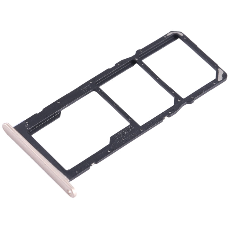 For Honor 20 SE SIM + SIM + Micro SD Card Tray (Gold) - Card Socket by PMc TechLife | Online Shopping South Africa | PMc TechLife | Buy Now Pay Later Mobicred