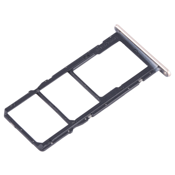 For Honor X10 Lite SIM + SIM + Micro SD Card Tray (Gold)