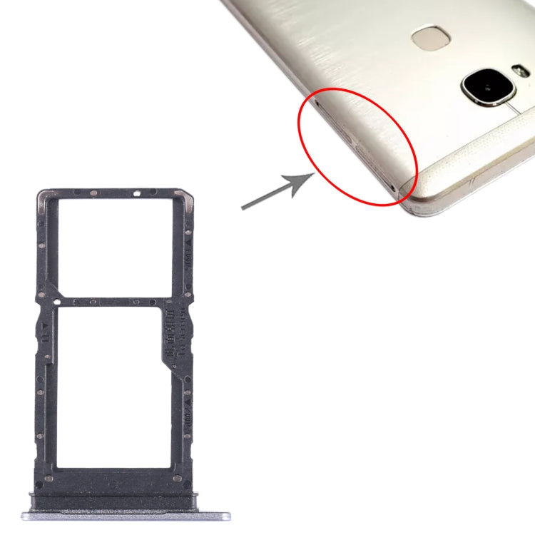 For Honor X5 SIM + SIM / Micro SD Card Tray (Purple) - Card Socket by PMc TechLife | Online Shopping South Africa | PMc TechLife | Buy Now Pay Later Mobicred