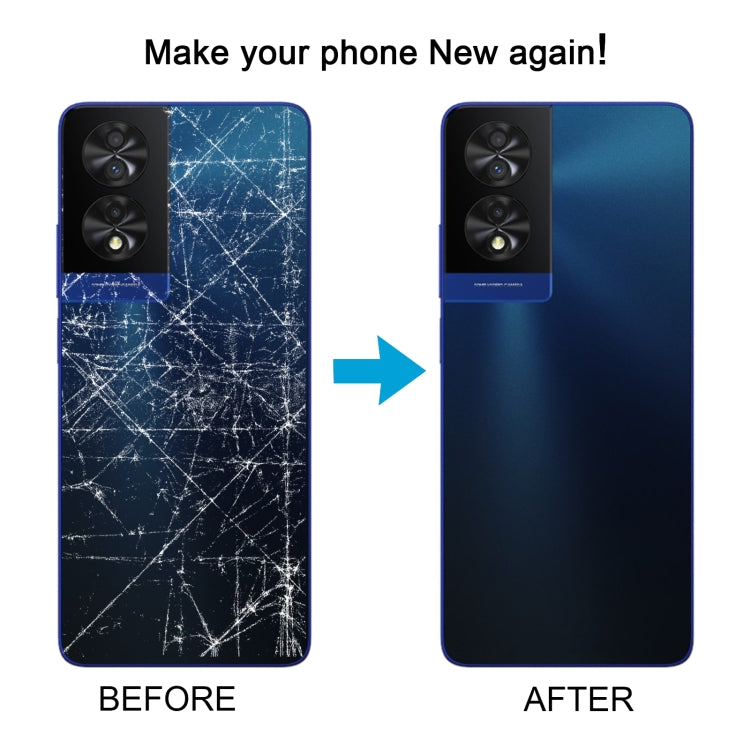 For TCL 40 NxtPaper 4G Original Battery Back Cover(Blue) - For TCL by PMC TechLife | Online Shopping South Africa | PMC TechLife