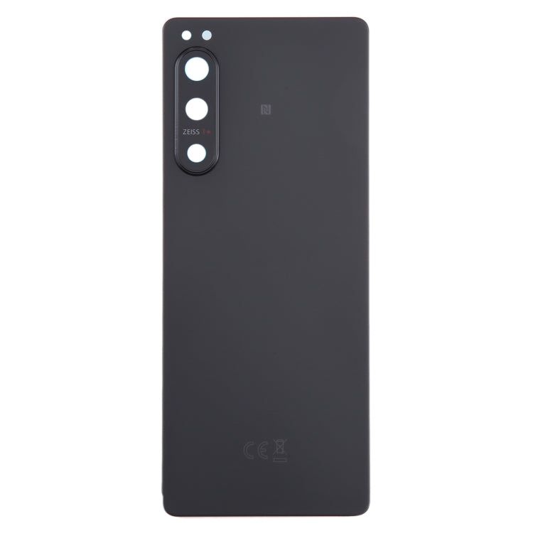 For Sony Xperia 5 IV Original Battery Back Cover with Camera Lens Cover(Black) - Back Cover by PMC TechLife | Online Shopping South Africa | PMC TechLife