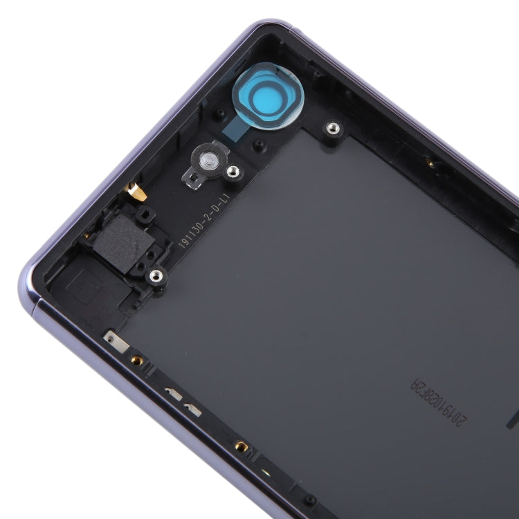 For Sony Xperia Ace Original Battery Back Cover with Camera Lens Cover(Purple) - Back Cover by PMC TechLife | Online Shopping South Africa | PMC TechLife