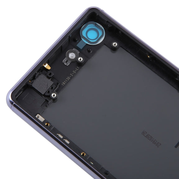 For Sony Xperia Ace Original Battery Back Cover with Camera Lens Cover(Purple)
