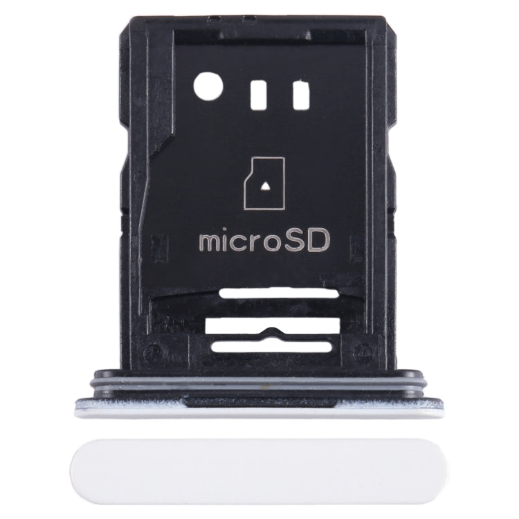 For Sony Xperia Ace II Original SIM + Micro SD Card Tray (White) - Card Tray by PMC TechLife | Online Shopping South Africa | PMC TechLife