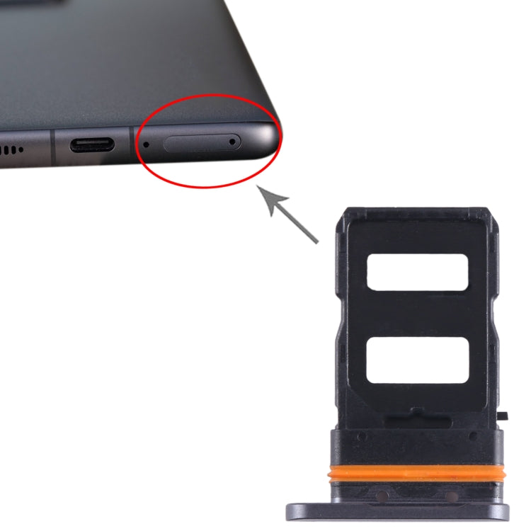 For Xiaomi 12 Pro SIM Card Tray + SIM Card Tray (Black) - Card Tray by PMC TechLife | Online Shopping South Africa | PMC TechLife