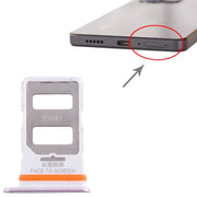 For Xiaomi Redmi Note 12 Pro 5G SIM Card Tray + SIM Card Tray (Pink)