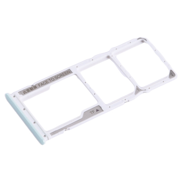 For Xiaomi Redmi 12C SIM Card Tray + SIM Card Tray + Micro SD Card Tray (Green) - Card Tray by PMC TechLife | Online Shopping South Africa | PMC TechLife