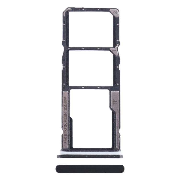 For Xiaomi Redmi A2+ SIM Card Tray + SIM Card Tray + Micro SD Card Tray (Black) - Card Tray by PMC TechLife | Online Shopping South Africa | PMC TechLife
