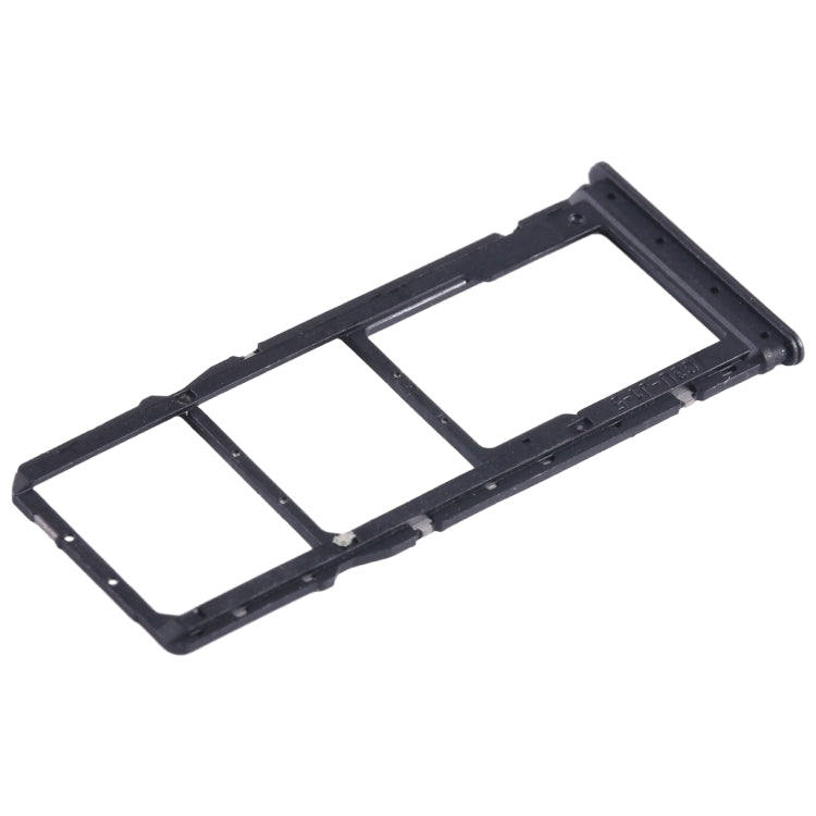 For Xiaomi Redmi 13C SIM Card Tray + SIM Card Tray + Micro SD Card Tray (Black)