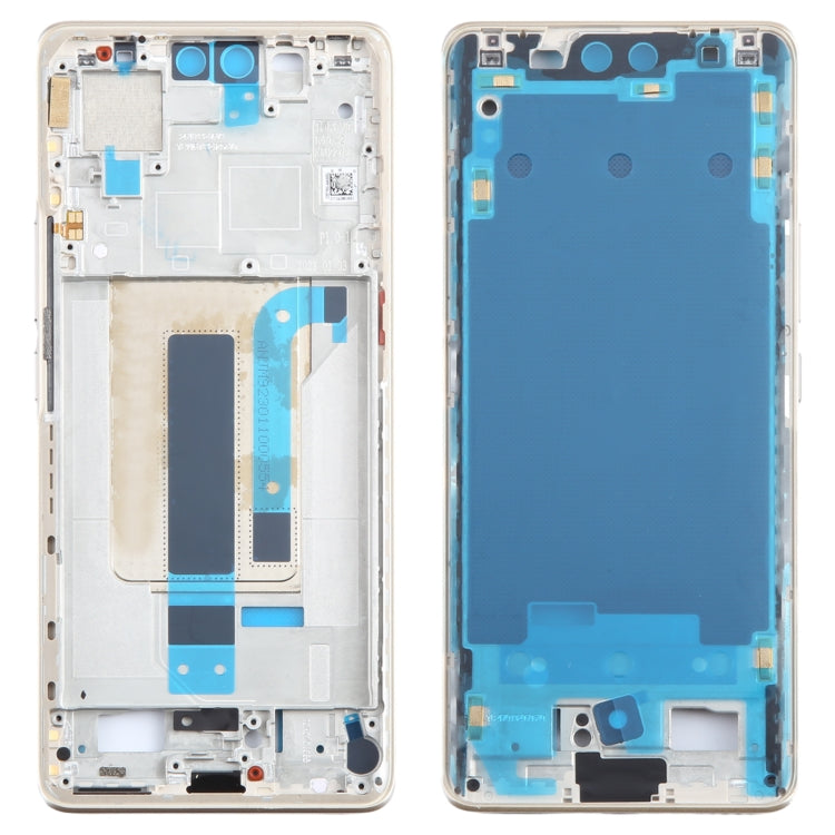 For Xiaomi Civi 3 Original Front Housing LCD Frame Bezel Plate (Gold) - Frame Bezel Plate by PMC TechLife | Online Shopping South Africa | PMC TechLife