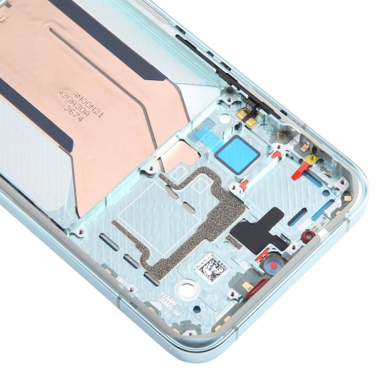 For Xiaomi 14 Original Front Housing LCD Frame Bezel Plate (Green) - Frame Bezel Plate by PMC TechLife | Online Shopping South Africa | PMC TechLife