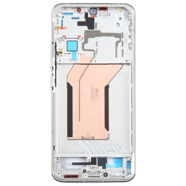 For Xiaomi 14 Original Front Housing LCD Frame Bezel Plate (Silver) - Frame Bezel Plate by PMC TechLife | Online Shopping South Africa | PMC TechLife