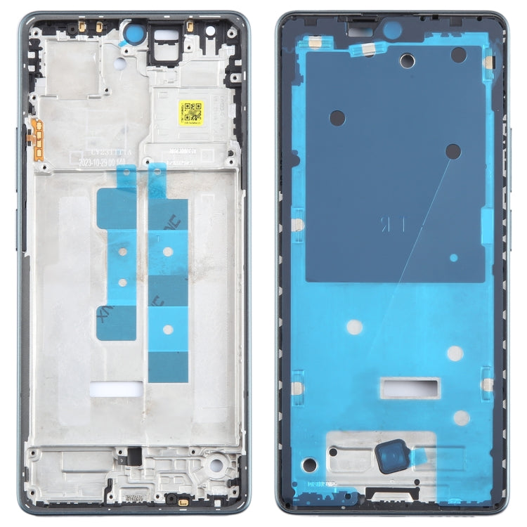 For Xiaomi Redmi Note 13 Pro 4G Original Front Housing LCD Frame Bezel Plate (Green) - Frame Bezel Plate by PMC TechLife | Online Shopping South Africa | PMC TechLife