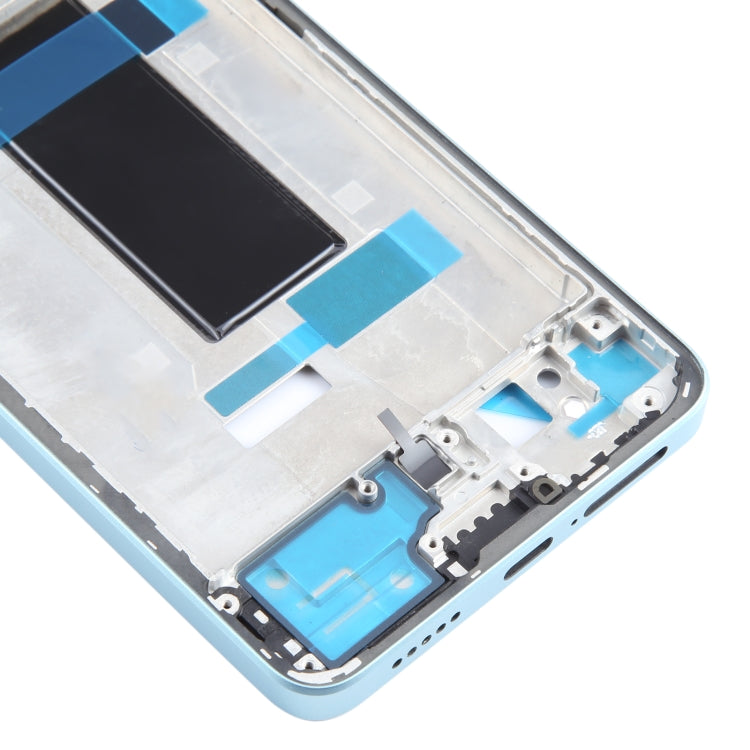 For Xiaomi Redmi Note 13 Pro 5G Original Front Housing LCD Frame Bezel Plate (Blue) - Frame Bezel Plate by PMC TechLife | Online Shopping South Africa | PMC TechLife