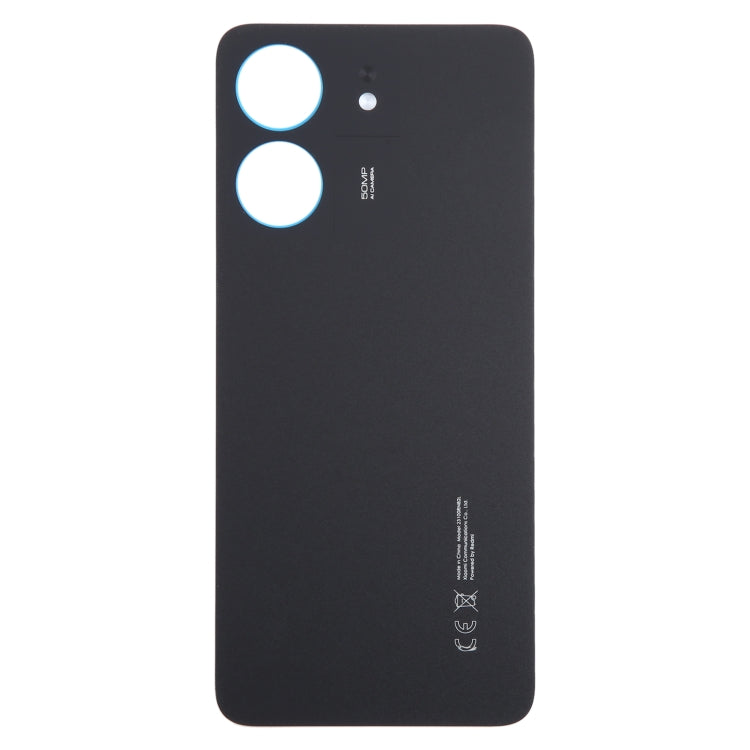 For Xiaomi Redmi 13C Original Battery Back Cover(Black) - Back Cover by PMC TechLife | Online Shopping South Africa | PMC TechLife