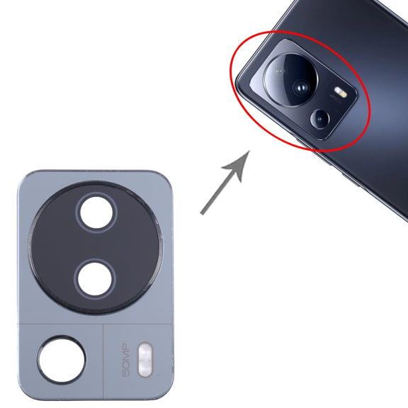 For Xiaomi 13 Lite Camera Lens Cover (Black)