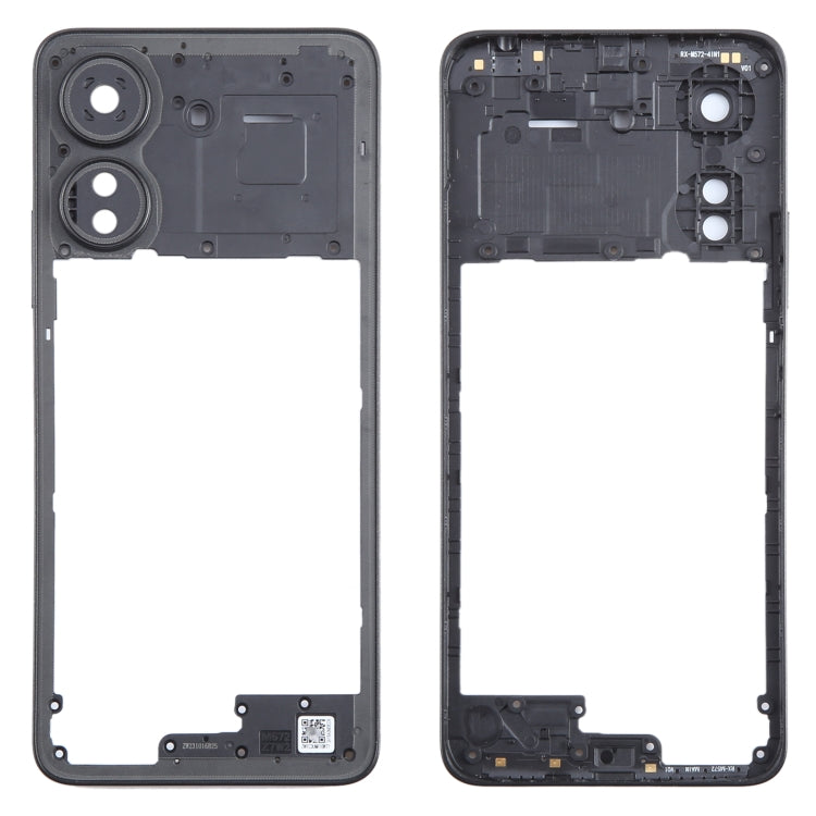 For Xiaomi Redmi 13C 4G Original Middle Frame Bezel Plate (Black) - Frame Bezel Plate by PMC TechLife | Online Shopping South Africa | PMC TechLife | Buy Now Pay Later Mobicred