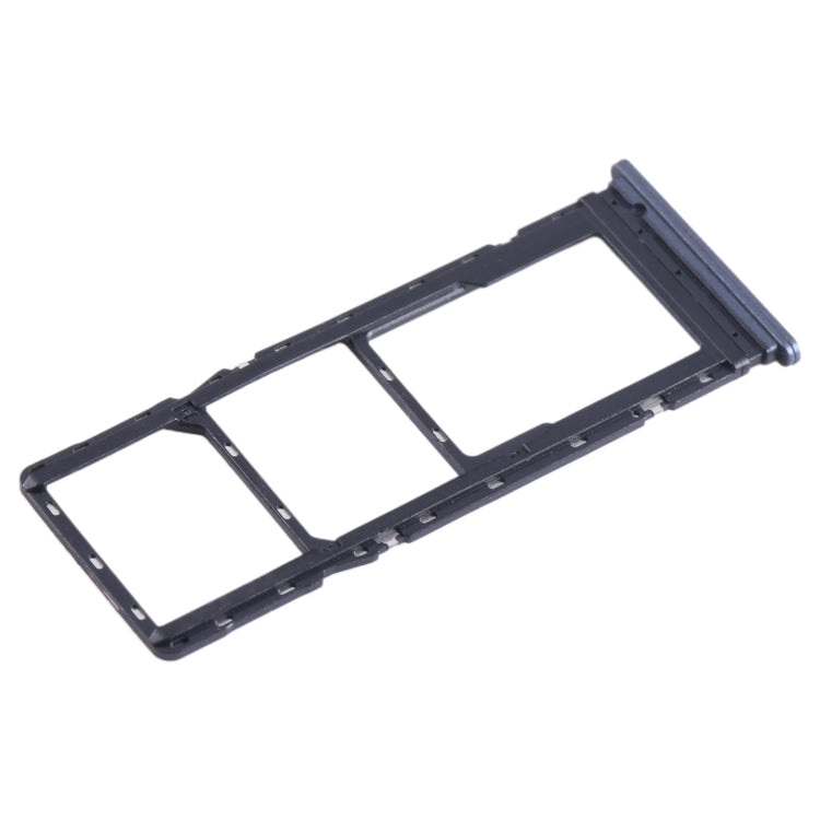 For Tecno Spark 8C KG5k SIM Card Tray + SIM Card Tray + Micro SD Card Tray (Blue) - Card Tray by PMC TechLife | Online Shopping South Africa | PMC TechLife