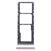 For Tecno Pop 7 Pro BF7 SIM Card Tray + SIM Card Tray + Micro SD Card Tray (Gold)