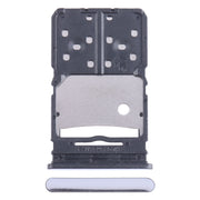 For Tecno Camon 20 Pro SIM Card Tray + Micro SD Card Tray (Silver)