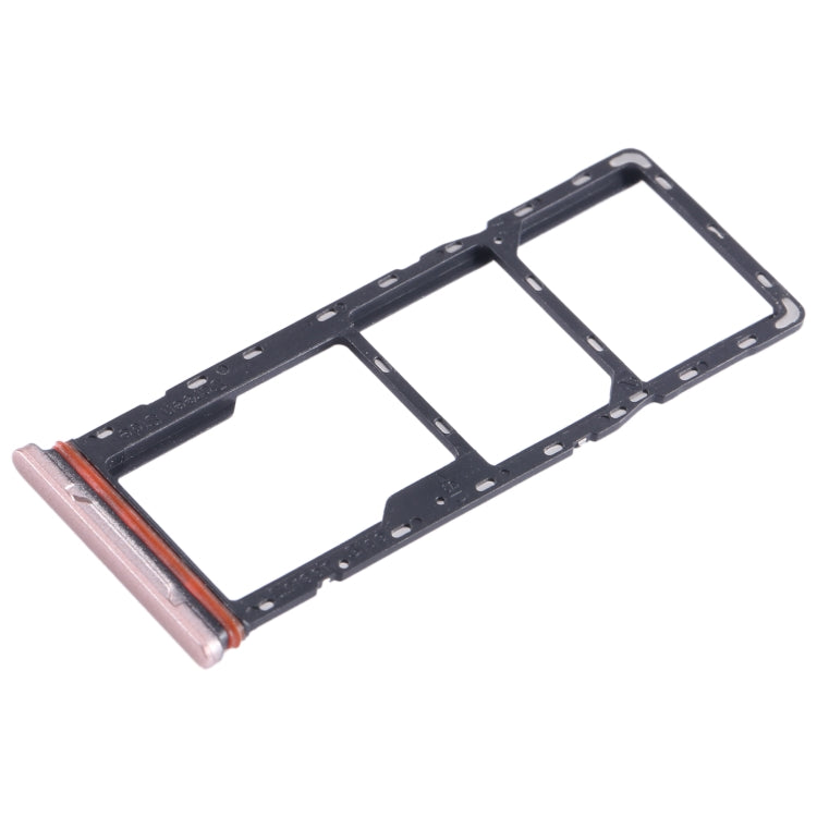 For Infinix Hot 10i X659B SIM Card Tray + SIM Card Tray + Micro SD Card Tray (Gold) - Card Tray by PMC TechLife | Online Shopping South Africa | PMC TechLife