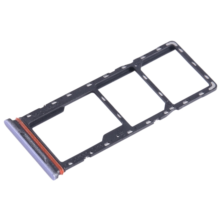 For Infinix Hot 10i X659B SIM Card Tray + SIM Card Tray + Micro SD Card Tray (Purple) - Card Tray by PMC TechLife | Online Shopping South Africa | PMC TechLife