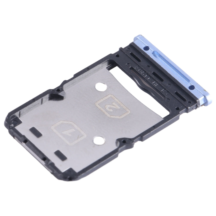 For Infinix Zero X Pro X6810 SIM Card Tray + SIM Card Tray + Micro SD Card Tray (Blue) - Card Tray by PMC TechLife | Online Shopping South Africa | PMC TechLife | Buy Now Pay Later Mobicred