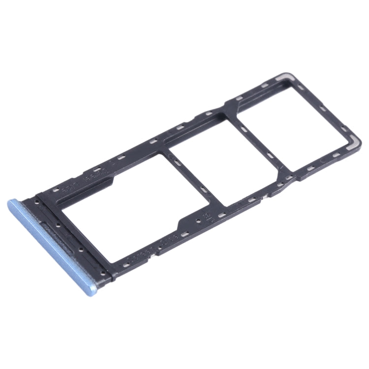 For Infinix Note 11 X663 SIM Card Tray + SIM Card Tray + Micro SD Card Tray (Blue) - Card Tray by PMC TechLife | Online Shopping South Africa | PMC TechLife