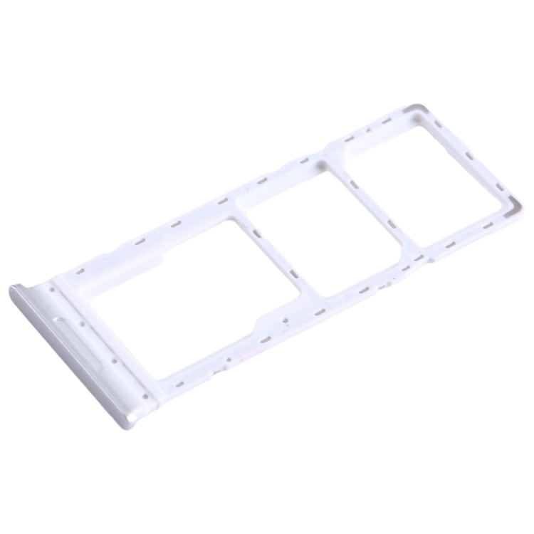 For Infinix Note 11 X663 SIM Card Tray + SIM Card Tray + Micro SD Card Tray (White) - Card Tray by PMC TechLife | Online Shopping South Africa | PMC TechLife