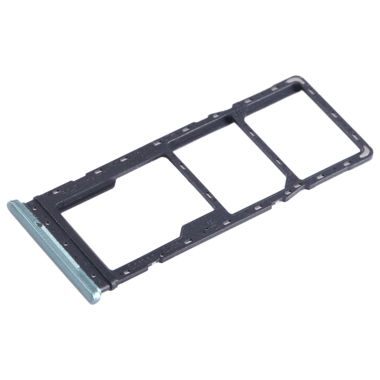 For Infinix Hot 12i X665B SIM Card Tray + SIM Card Tray + Micro SD Card Tray (Green) - Card Tray by PMC TechLife | Online Shopping South Africa | PMC TechLife