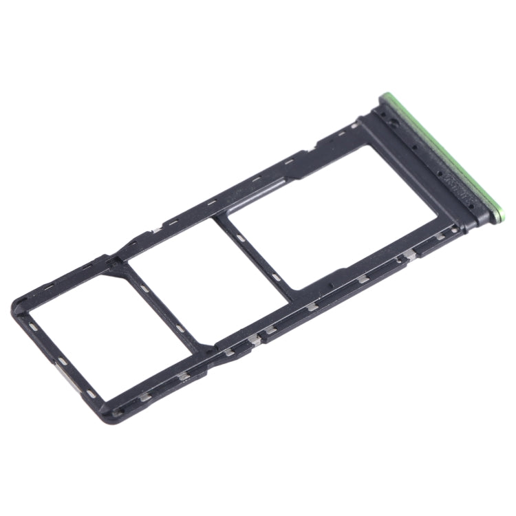 For Infinix Hot 12 Play SIM Card Tray + SIM Card Tray + Micro SD Card Tray (Green) - Card Tray by PMC TechLife | Online Shopping South Africa | PMC TechLife
